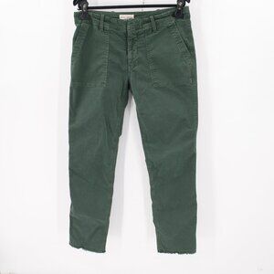 Nili Lotan  Pants Womens 6 Cotton Stretch Utility casual chino Green 111/88 80NL